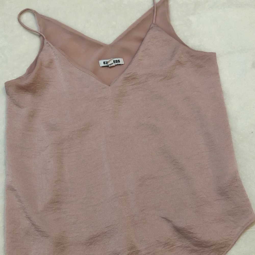 Express downtown cami tank rose blush XS